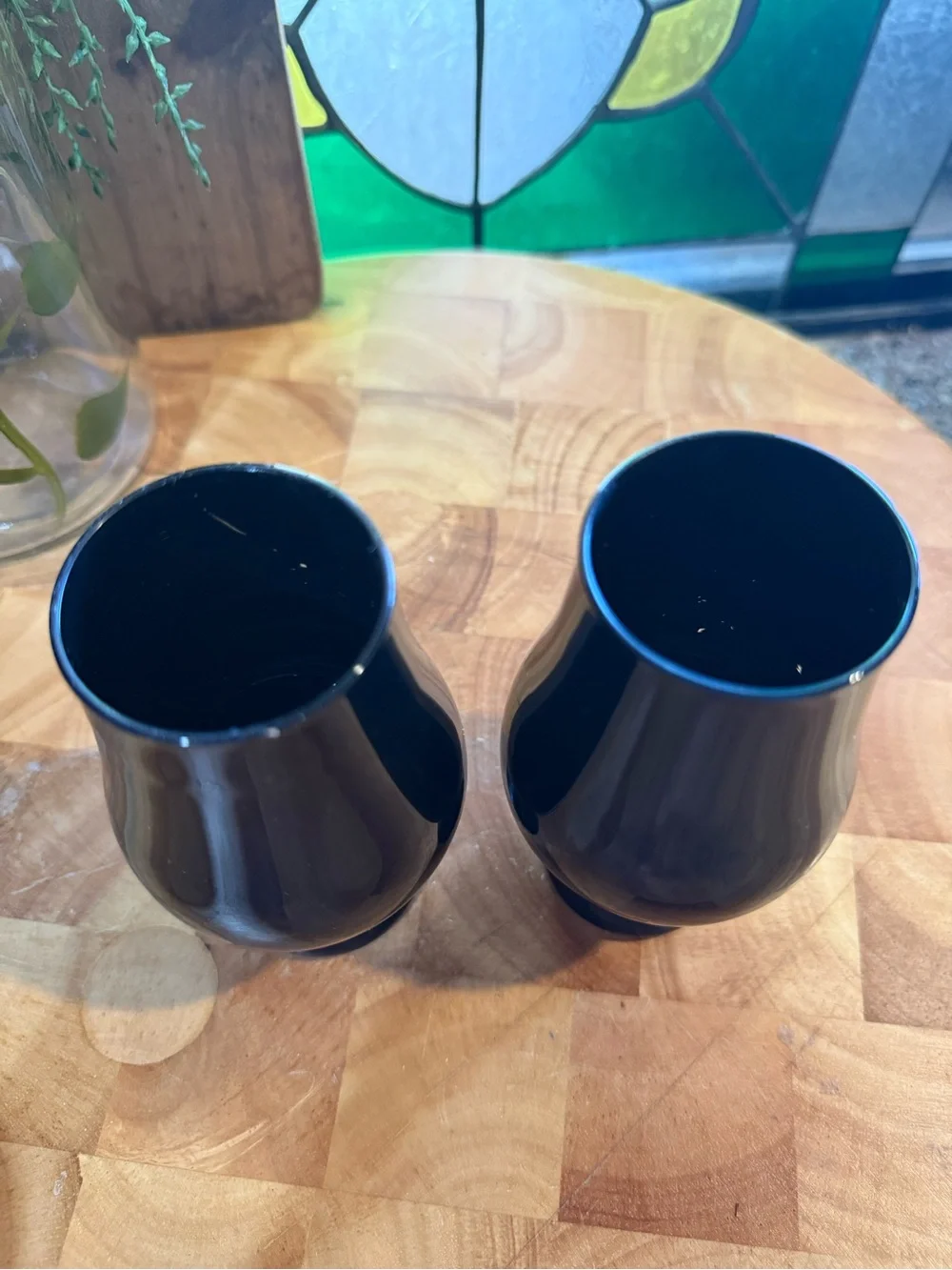 Pair of Signed Glencairn Black Blind-Tasting Whisky Glasses